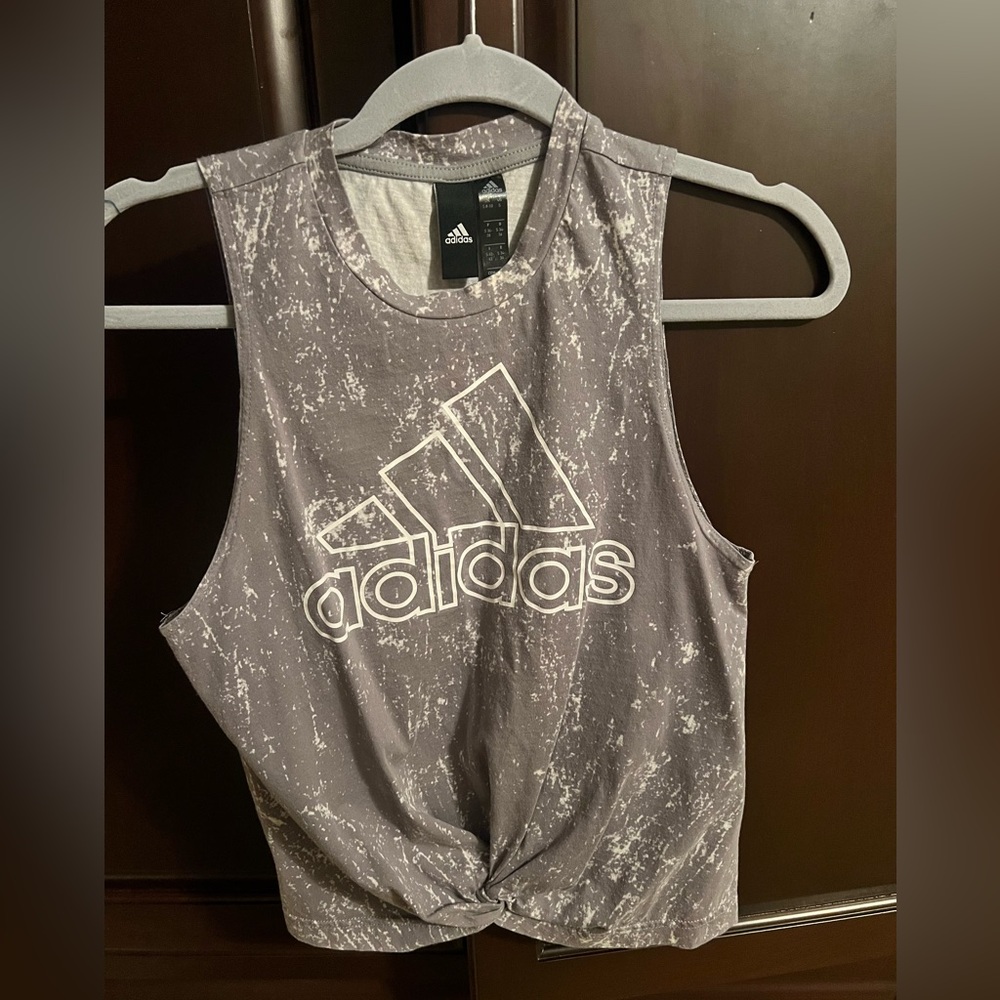 Adidas gym tank.